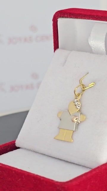 Video de Dije Unidad Oro 18k Nena Nene Milka 1.2 Gr Tricolor