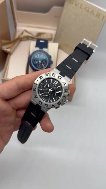 Video de Bvlgari Aluminium Chronograph 40mm - AÇO/MOSTRADOR BRANCO - SILICONE
