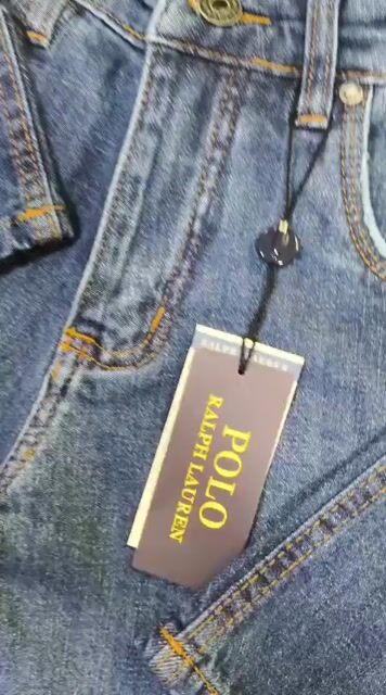 Video de Calça Jeans RL Masculina Azul