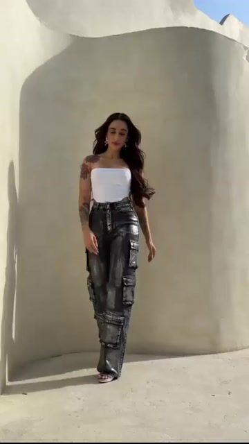 Video de Calça cargo jeans