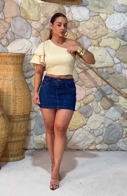 Vídeo de Cropped Lorena Duna Linho