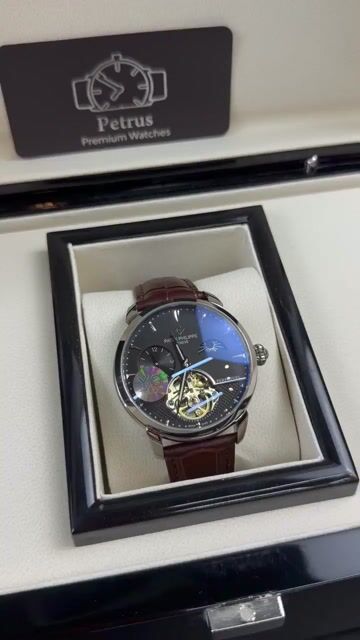Video de Patek Philippe Tourbilion 42mm - Mostrador preto