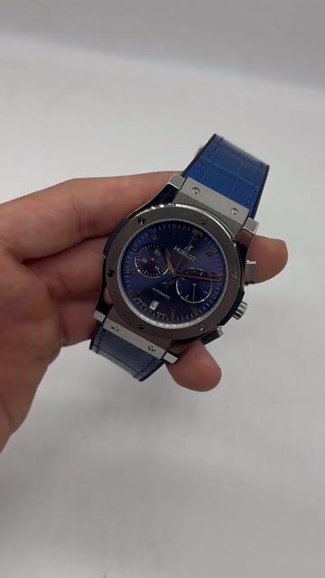 Video de Hublot Classic Fusion 45mm - AÇO/MOSTRADOR AZUL- SILICONE E COURO