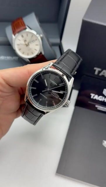 Video de TAG Heuer Carrera 41mm - AÇO/MOSTRADOR PRETO - COURO