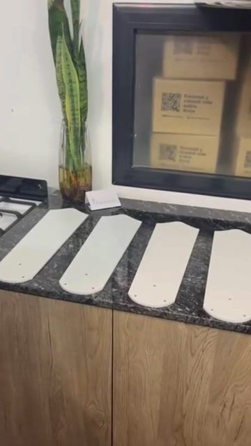 Video de Repuesto Palas Ventilador De Techo Madera Blanca C/ Herrajes Blanco