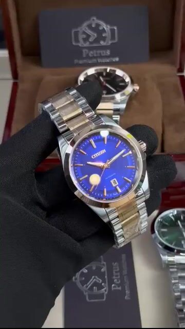 Video de Citizen 41mm - AÇO COM ROSE/MOSTRADOR AZUL