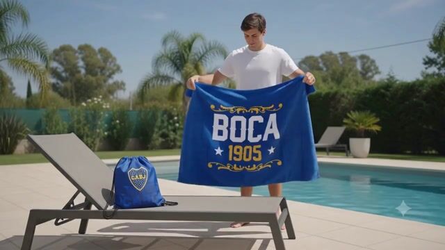 Video de Toallon de boca original con mochila