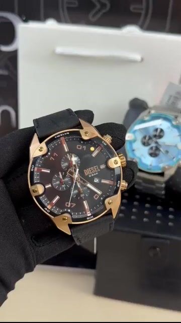 Video de Diesel 5 Bar Chronograph 48mm - AÇO DOURADO/MOSTRADOR