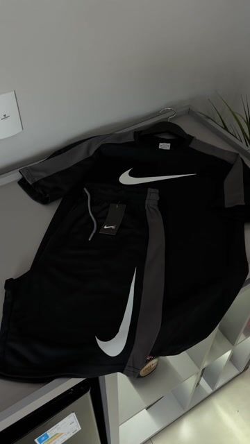 Vídeo de CONJUNTO NIKE DRY FIT - REF 41H PRETO/CINza