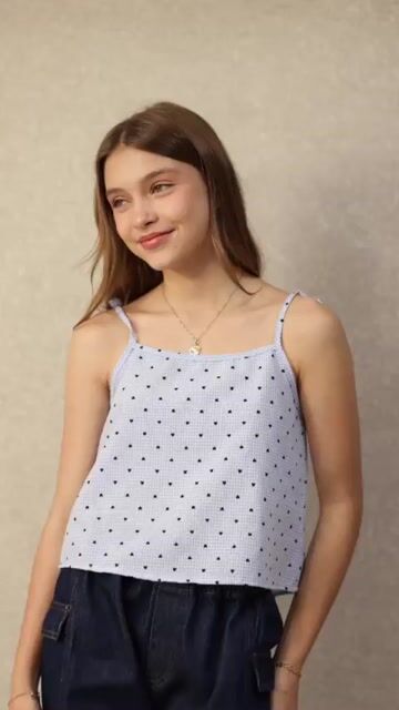 Video de Bata em Tricoline Celeste 8842