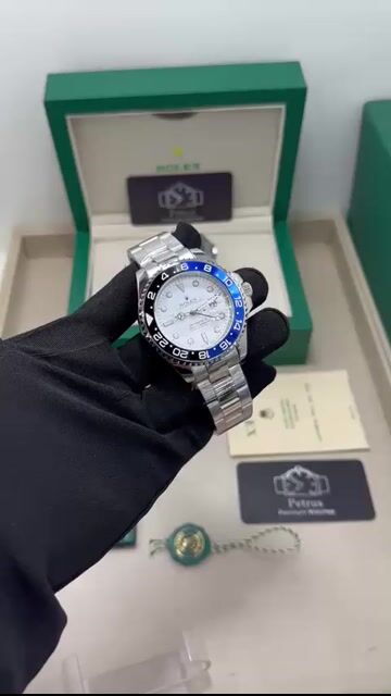 Video de GMT Master II 43mm - AÇO/MOSTRADOR BRANCO