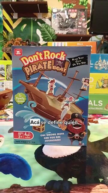 Video de Juego De Mesa Barco Pirata Equilibrio Y Destreza