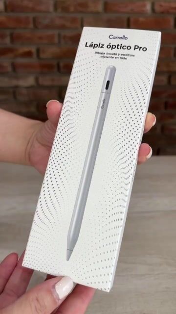 Video de SAME DAY - Pencil Pro Carrello Para iPad Apple Lapiz Optico Capacitivo Rechazo De Palma Find My Apple Usb C + Punta De Repuesto - Color Blanco