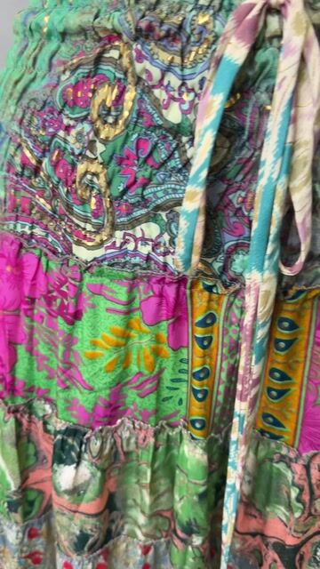 Video de Saia longa Patwork Boho