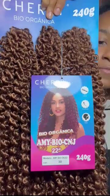 Video de Cabelo AMY-BIO-CNJ _ cor 30