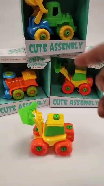 Video de Combo Set X3 Juguete Autitos Tren Tractor Armar Infantil