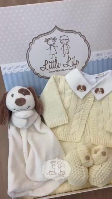 Video de Kit Saída de Maternidade Roma Dog Amarelo - 6 peças
