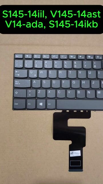 Video de Teclado Original Para Lenovo S145-14 Series Español Latino Gris
