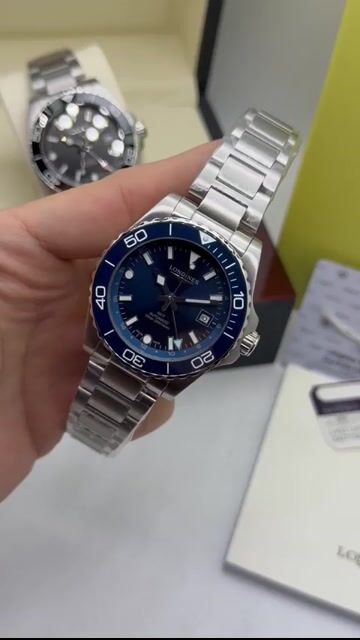 Video de Longines Automatic 41mm - AÇO/MOSTRADOR AZUL