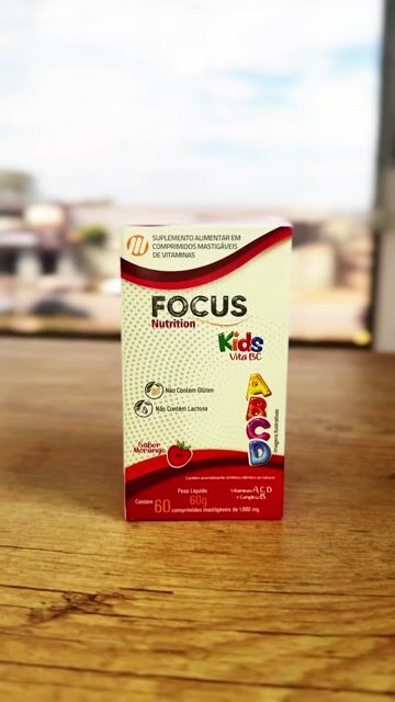 Vídeo de Focus Kids 60comp. Mastigáveis Sabor Morango