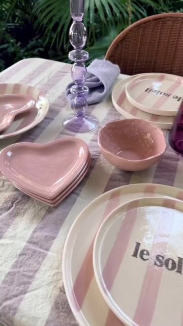 Video de Set x6 Plato Astrid - Raya rosa