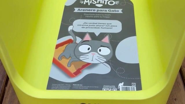 Video de ARENERO HIGIÉNICO PARA GATO AMARILLO
