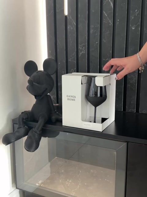 Video de Set x4 Copas Esmerilada Negro GHT-048