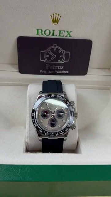 Video de Rolex Daytona 40mm - mostrador cinza/bezel preto