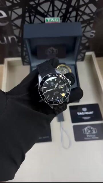 Video de TAG Heuer Aquaracer 45mm - AÇO/MOSTRADOR PRETO - SILICONE