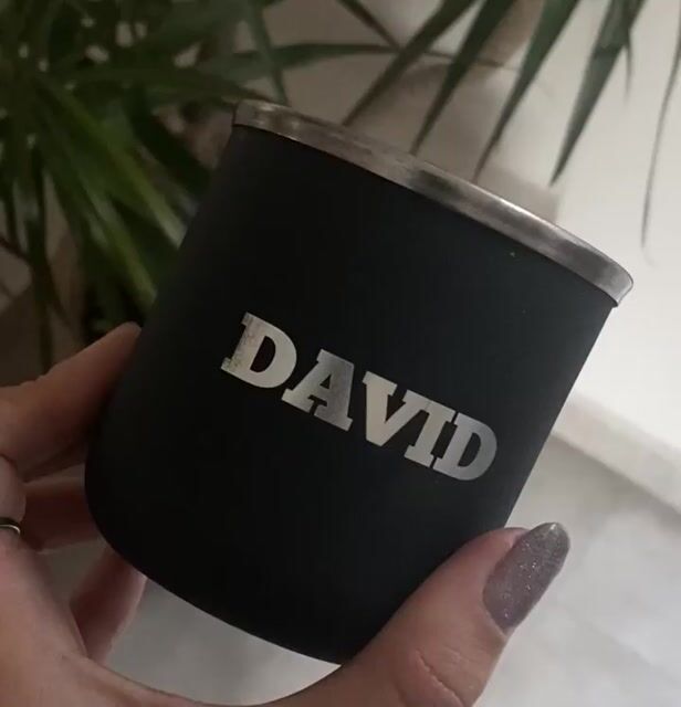 Video de MATE PERSONALIZADO ACERO INOXIDABLE - ( 2 GRABADOS PERSONALIZADOS)