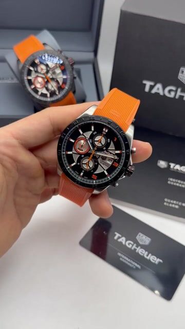 Video de TAG Heuer Carrera RedBull 47mm - AÇO/MOSTRADOR PRETO COM LARANJA - SILICONE