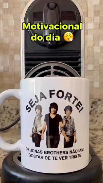 Video de Caneca Seja Forte Jonas Brothers