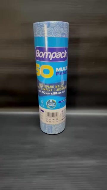 Vídeo de Multipano Bompack Azul 50 Unidades Para Limpezas Diversas
