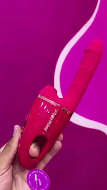 Vídeo de INFINITE TOUCH SUPER VIBRADOR METRALHADORA COM ONDAS DE PRESSÃO