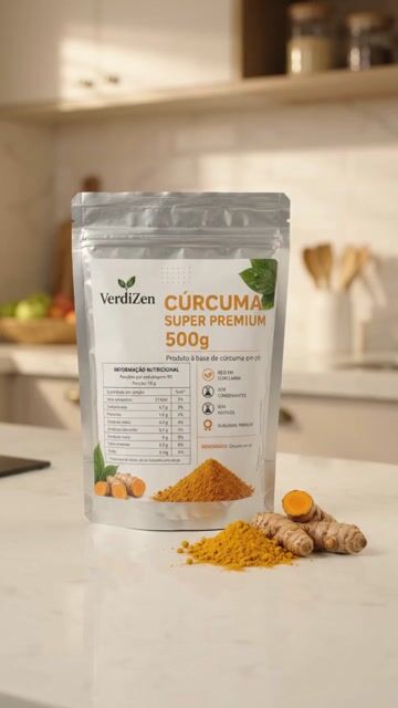 Vídeo de Kit 2 Cúrcuma Super Premium Verdizen 500g