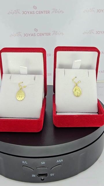 Video de Dije Oro 18k Medalla Milagrosa 8x13 Mm 1.1 Gr Rbt - C2362