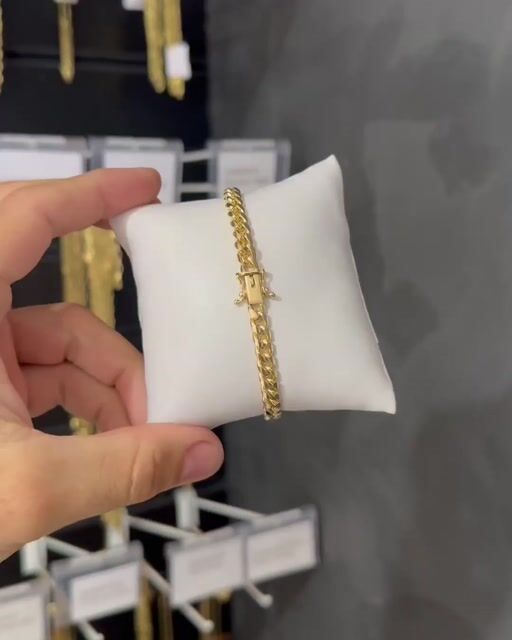 Vídeo de PULSEIRA CUBANA 6MM - 21CM (MOEDA ANTIGA)