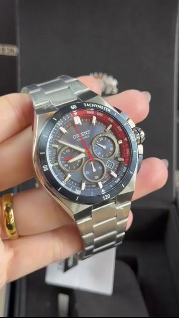 Video de Orient Masculino St Neosports Solartech MBSSC280D1SX 41mm - Aço/Mostrador Azul