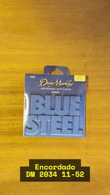 Video de Cuerdas para Guitarra Acústica Dean Markley Blue Steel 11-52 #2034