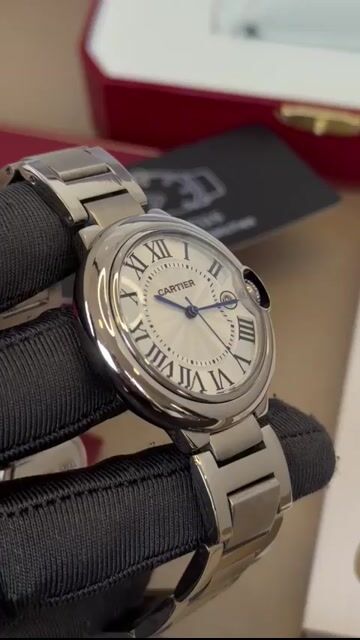 Video de Cartier Ballon bleu 36mm - AÇO/MOSTRADOR BRANCO