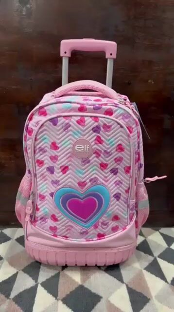 Video de MOCHILA CON CARRO ELF BASE DE GOMA 6467A