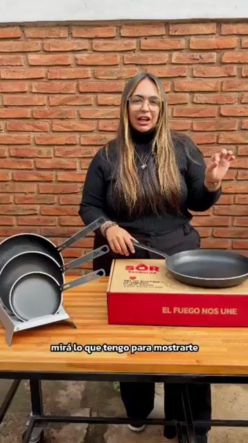 Video de Set Sarten Hierro x 4 (incluye Packaging)