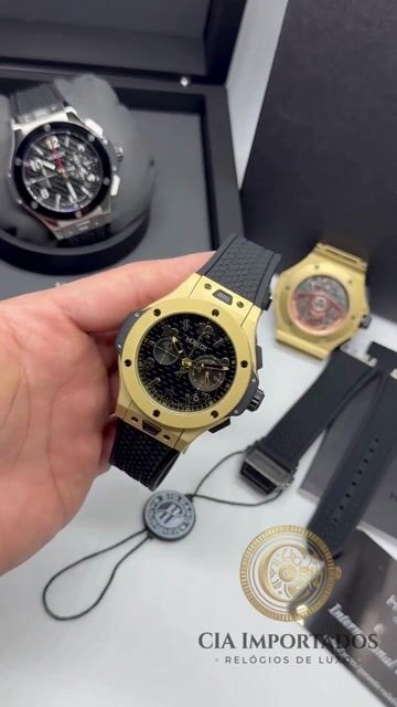 Vídeo de Big Bang Relógio Premium Dourado Masculino | CIA IMPORTADOS