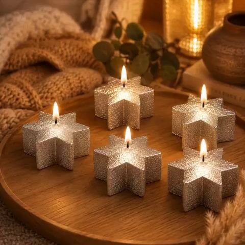 Video de Set x 6 Velas Estrellita Con Volumen