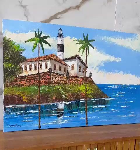 Vídeo de Pintura em Tela 120x80cm | Artista: Genival Cruz.