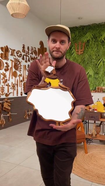 Vídeo de Baiana Espelhada - 45cm Alt