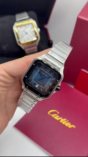 Video de Cartier Santos Dumont 40mm - AÇO/MOSTRADOR AZUL