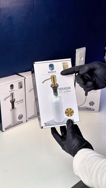 Vídeo de Dispenser de Detergente de Embutir Inox 304 - Dourado