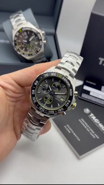 Video de TAG Heuer Fórmula 1 Senna 45mm - AÇO/MOSTRADOR CINZA