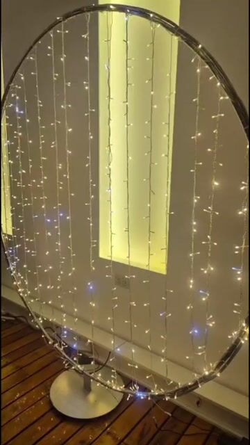 Cortina 3x3 m DESTELLO BLANCO luz cálida 100% exterior